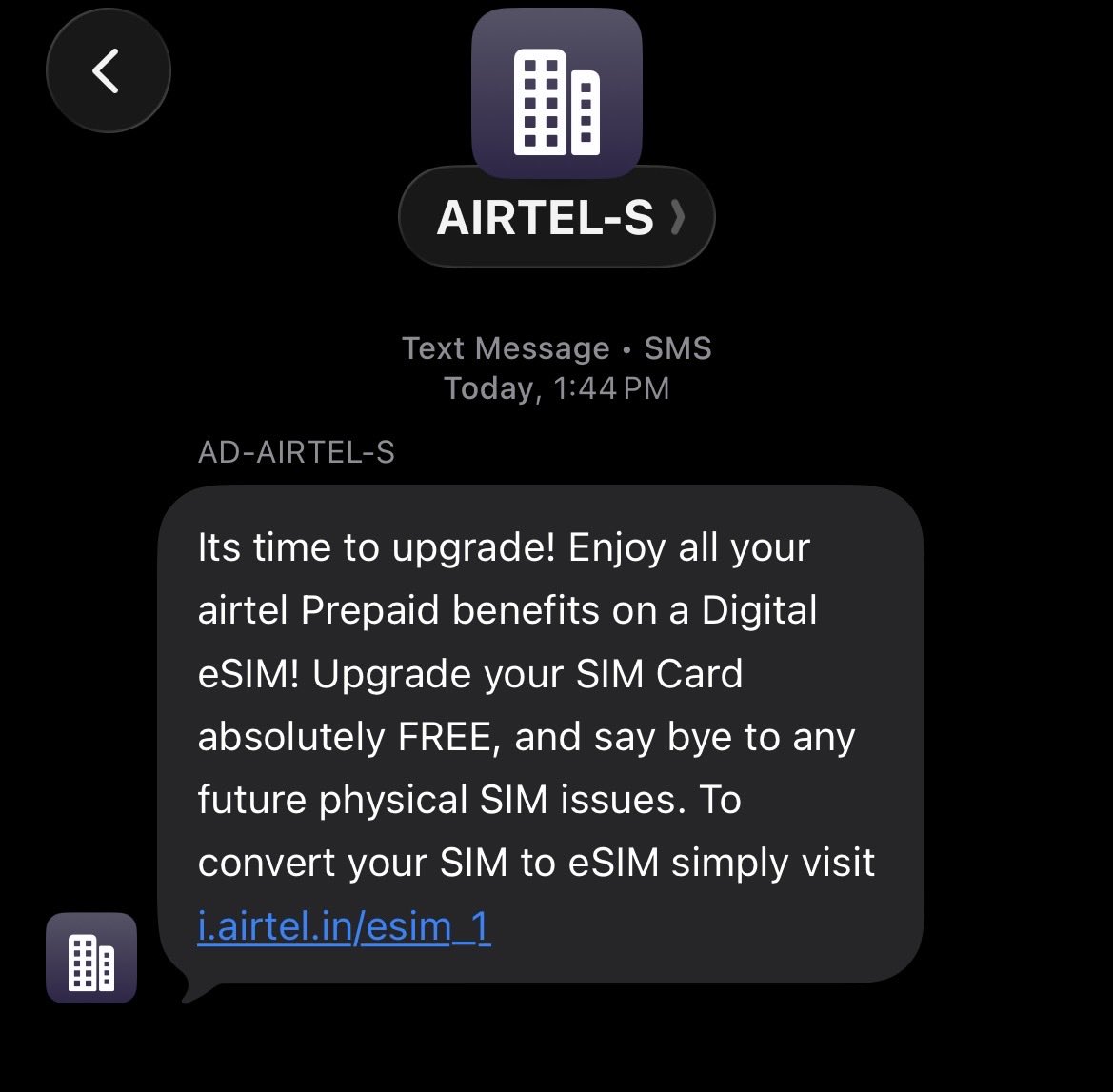 Are__Yaaar's tweet photo. Hey @airtelindia @Airtel_Presence how about you upgrade the network first!
As a valued customer I prefer better network over eSIM! https://t.co/LS9YPPTvsm