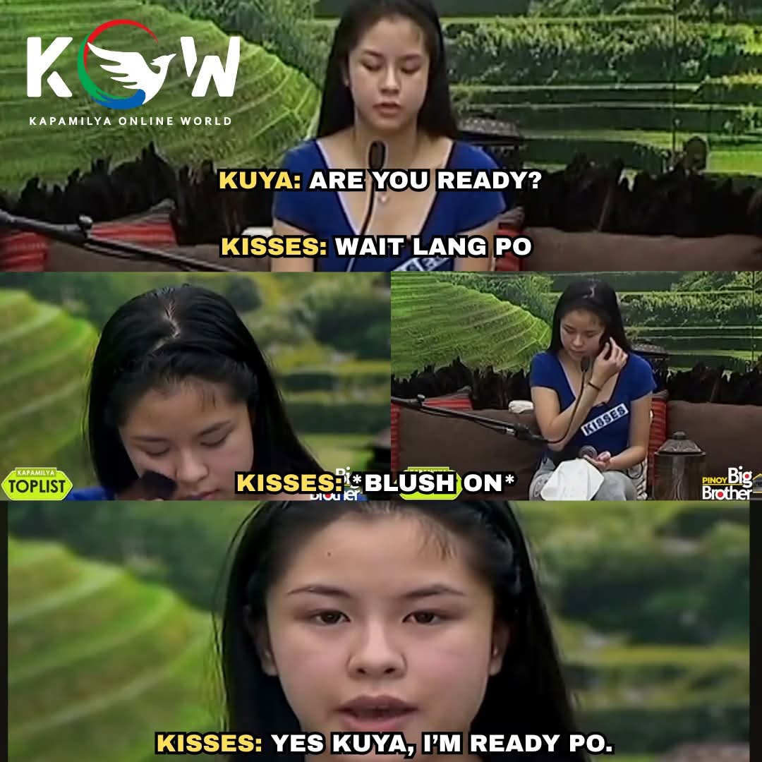 The PBB confession room will forever be remembered for Kisses Delavin’s iconic blush-on moment.😂

ctto