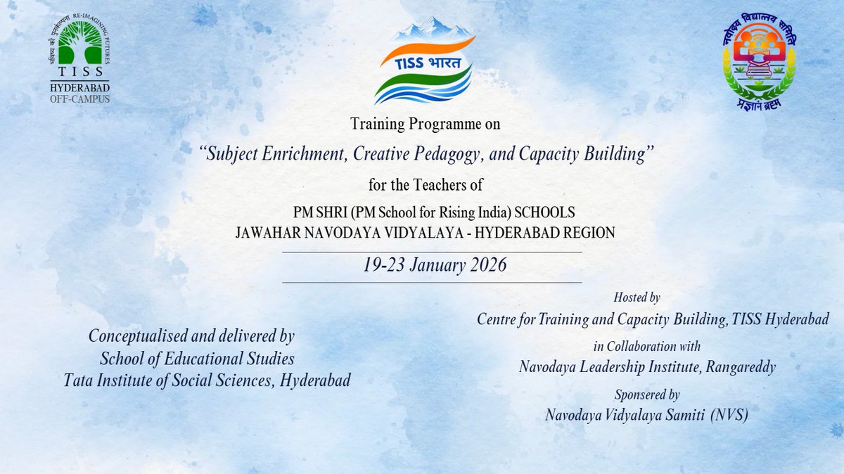 TISS Hyderabad Off-Campus tweet media