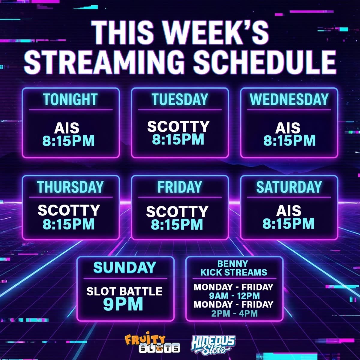 Hideous Slots tweet media