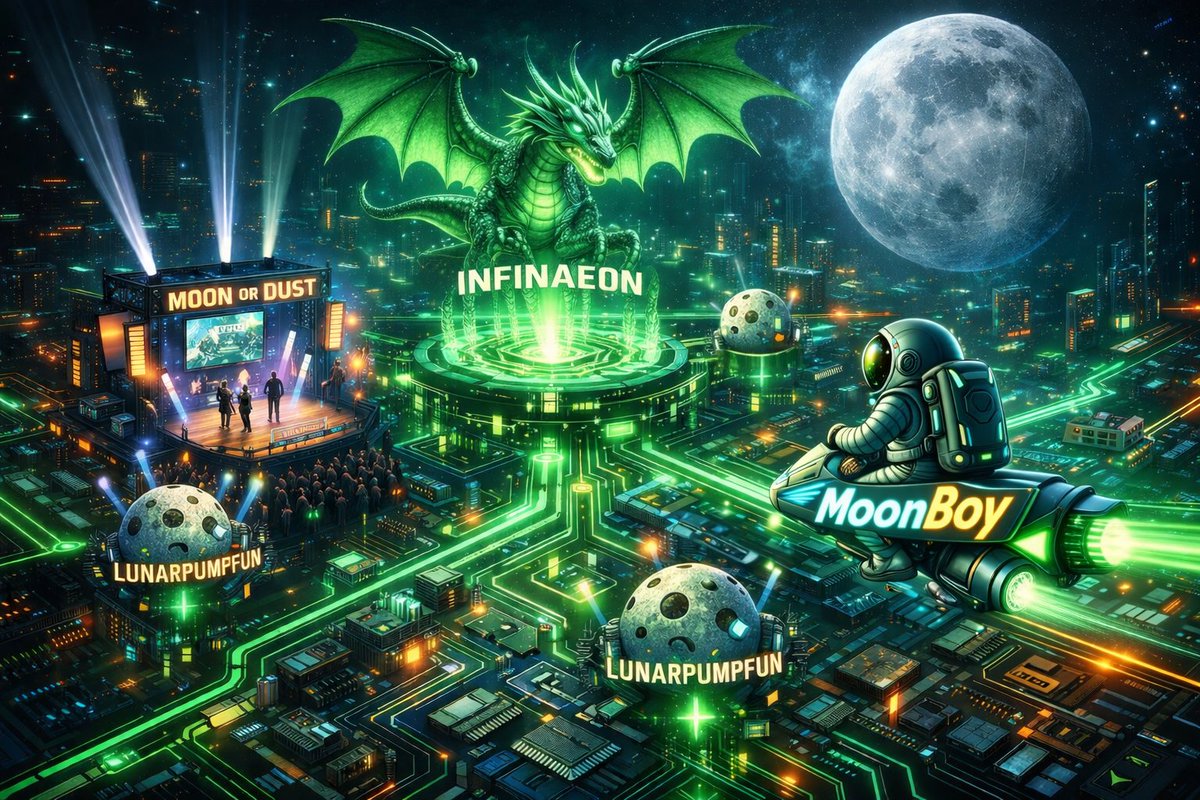 Many_Terra's tweet photo. @HTX_Global Easy answer for me: @infinaeon 🟢
Early infra, real products already live, and an ecosystem forming around it.
Sometimes the green candle starts before the crowd notices. https://t.co/Kz2pu9fbLJ