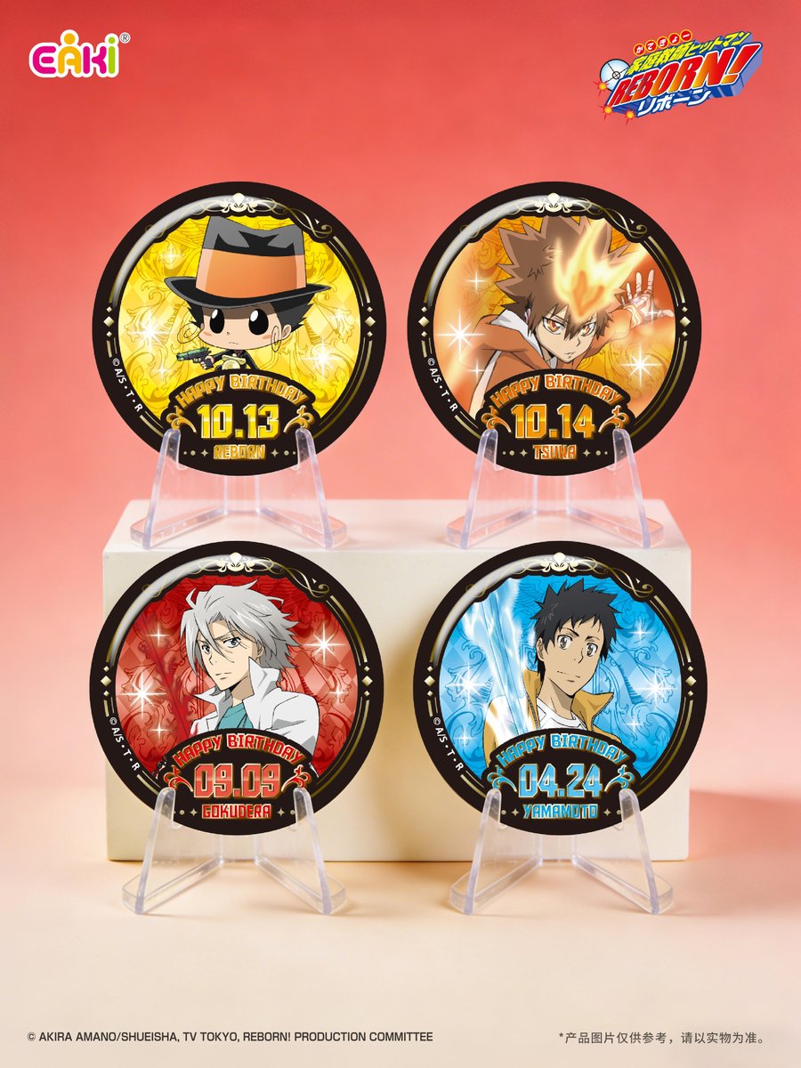 家庭教師ヒットマンREBORN! バースデーシリーズ 誕生日 缶バッジ EAKi