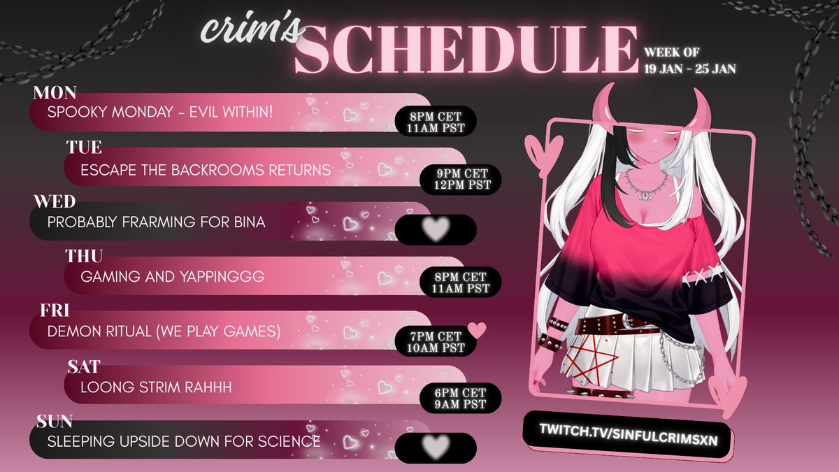 My regular stream schedule is so back guys! For the first time in 2026 xD