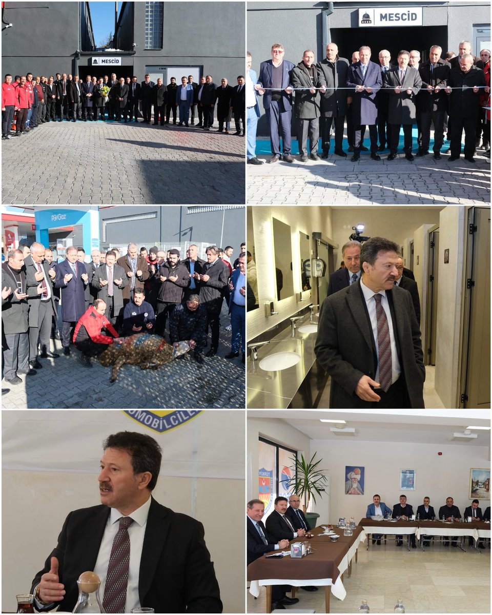 MehmetYiginer's tweet image. Kulu Akaryakıt ve Dinlenme Tesisimizde yapımı tamamlanan bay ve bayan ibadet ve ihtiyaç alanlarının açılışını; Genel Başkan Vekilimiz ve Konya ESOB Başkanımız Muharrem Karabacak ile Konya il ve ilçe ulaşım odası başkanlarımızın katılımlarıyla gerçekleştirdik.

Programımız…