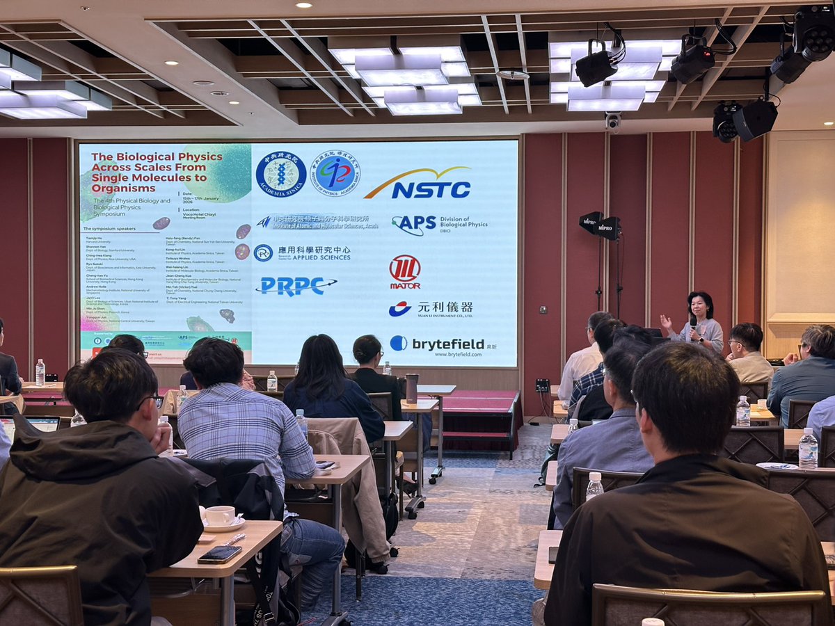 palmiopas's tweet photo. Keng-hui Lin organized the int'l symposium "4th PBBP Symposium- The Biological Physics Across Scales From Single Molecules to Organisms" in Chiayi city, Taiwan
https://t.co/hLMYqSRtNM
and it was successfully concluded!

Congratulations on the great success, @KenghuiLin1 🥳🎉 https://t.co/GCZlW4qZmi