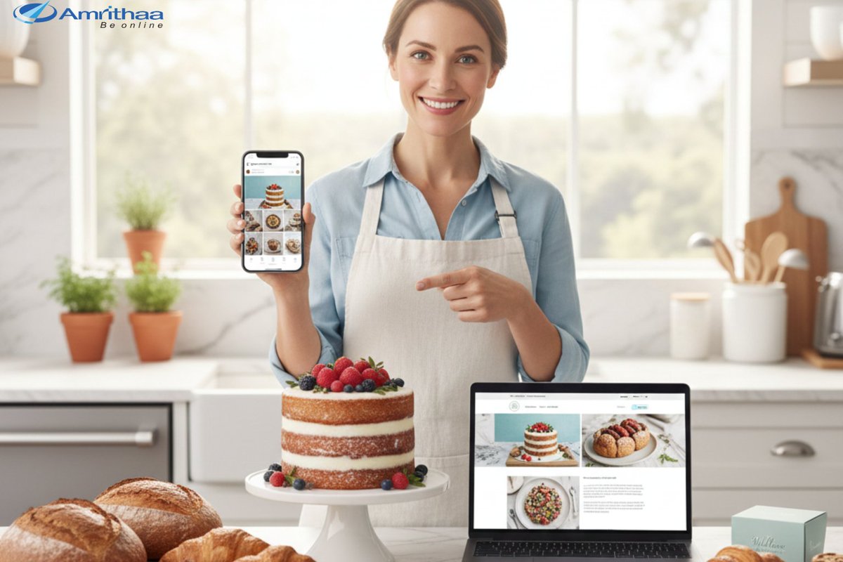 AmrithaaCom's tweet image. A strong online presence helps home bakers turn passion into a profitable brand.
amrithaa.com/digital-market…
 #HomeBakers #FoodBusiness #DigitalBranding #SmallBusinessGrowth