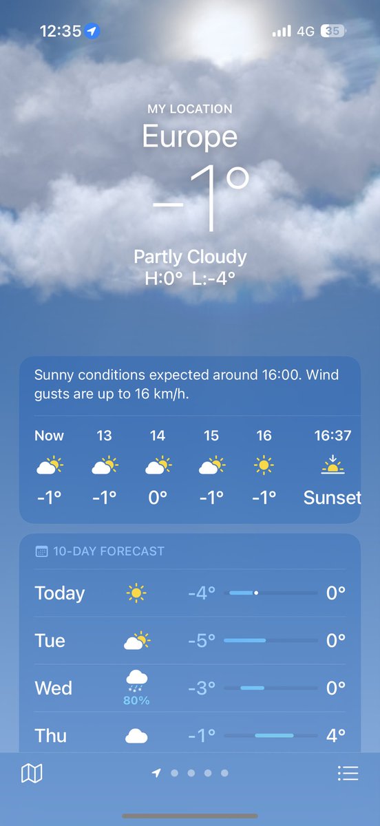 voltava's tweet image. Apple weather at its finest. Location Europe. Браво царе.