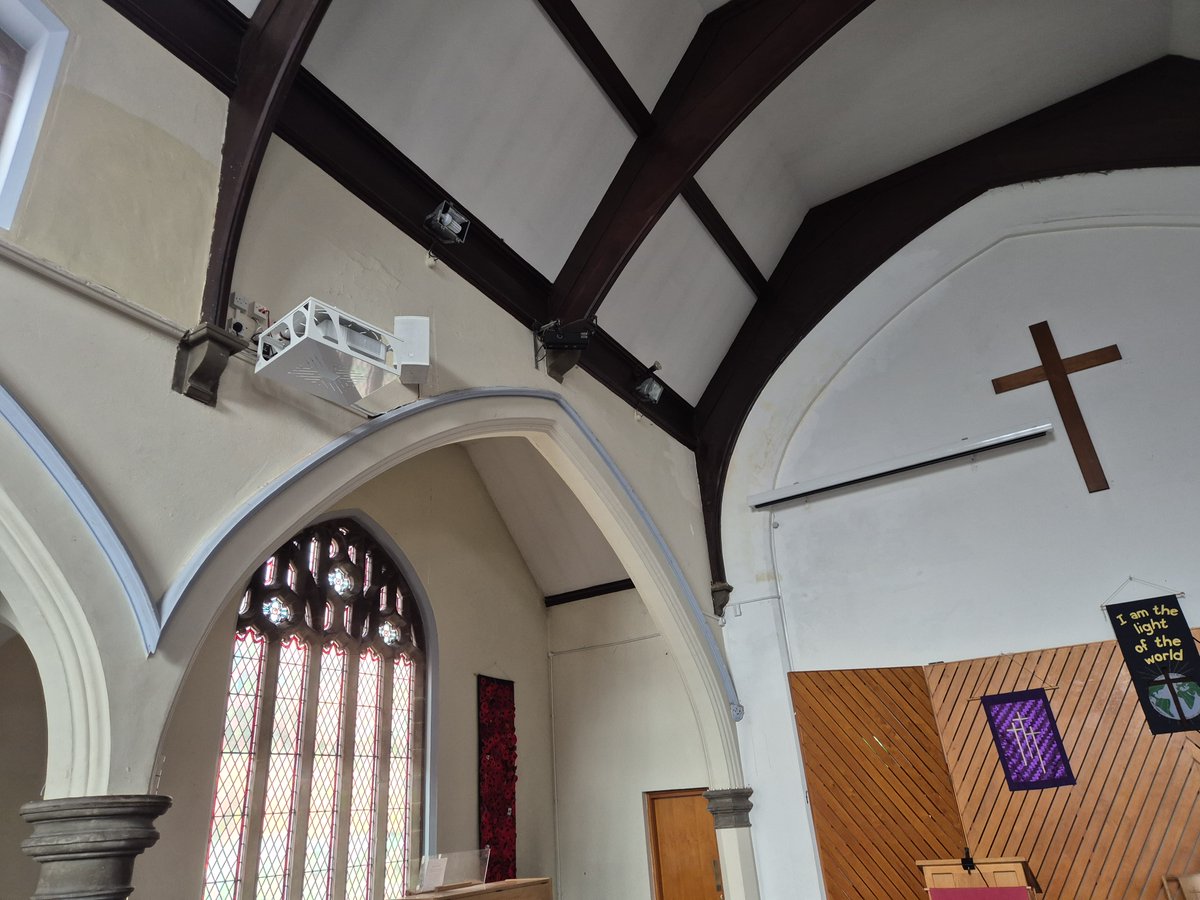 Practical Audio Visual recently completed a projection system install in a Church in Birmingham. A 7000 Lumen WUXGA <a href="/Epson/">Epson</a> projector with a 3m electric projection screen from Sapphire/Premier Displays. To find out more visit practicalav.co.uk/birmingham-aud…