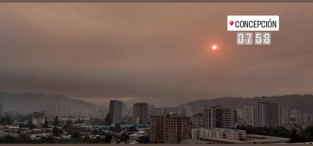 Así amanece Concepción, Región del Bíobío hoy 19 de enero 2026