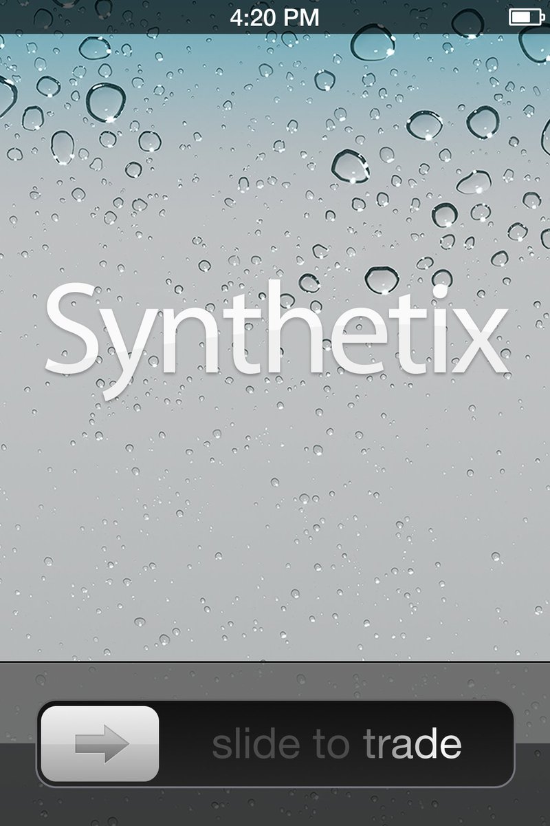 day [1/347] of just designing things. synthetix on ios 4. skeumorphism and myriad pro is peak design nostalgia ☯︎
