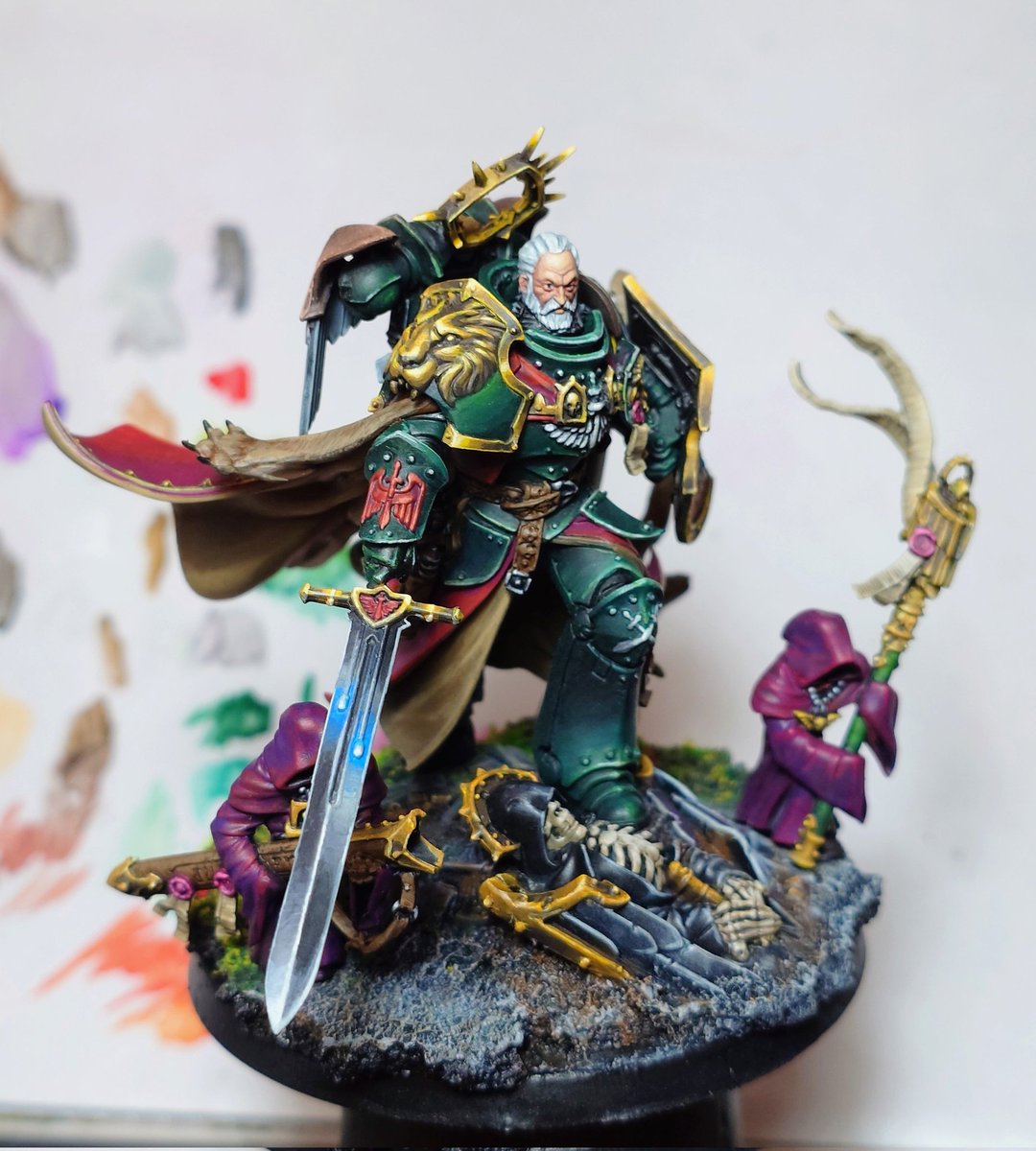 liyuan0803's tweet image. ライオン・エル・ジョンソン完成🦁