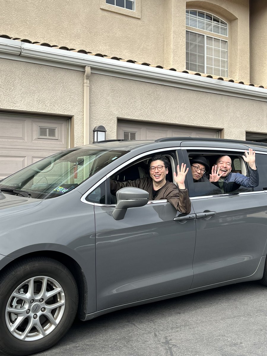 私は2023年以来、3年ぶりのUSツアー！24年、25年と、野口君が鬼の様に仕事をこなして繋いでくれたので自分も頑張ります。(写真は2023年)