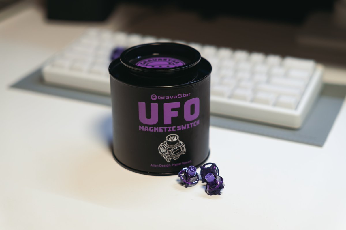 Gravastar UFO軸 65個 GravaStar UFO マグネティックスイッチ ― ホール