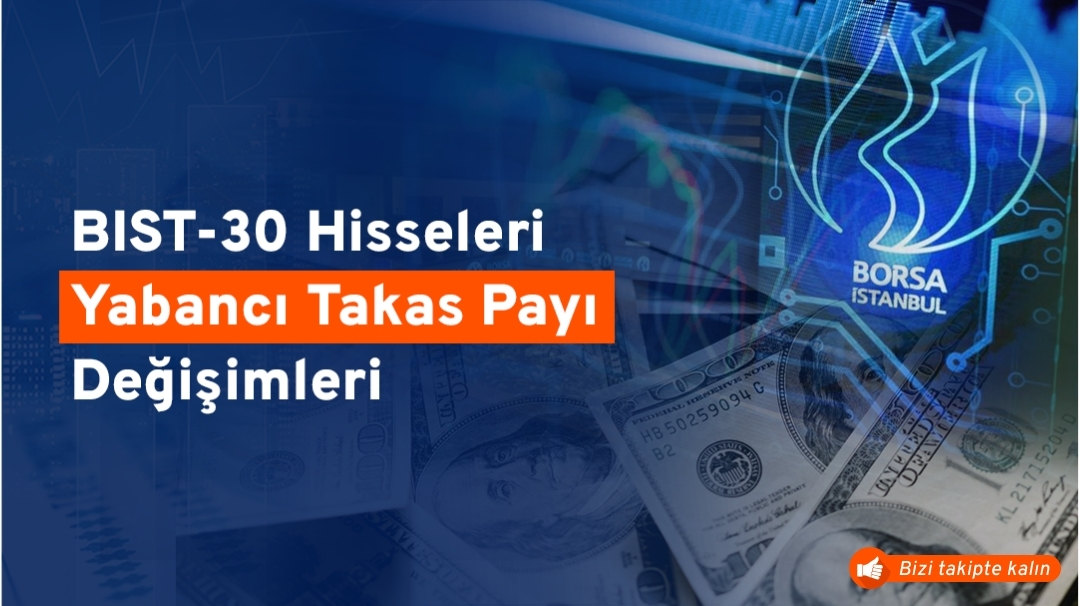 BIST-30 endeksi içerisinde yer alan pay senetleri yabancı takas payı değişimleri raporumuza ulaşmak için tıklayınız: ikonmenkul.com.tr/arastirma-dige…