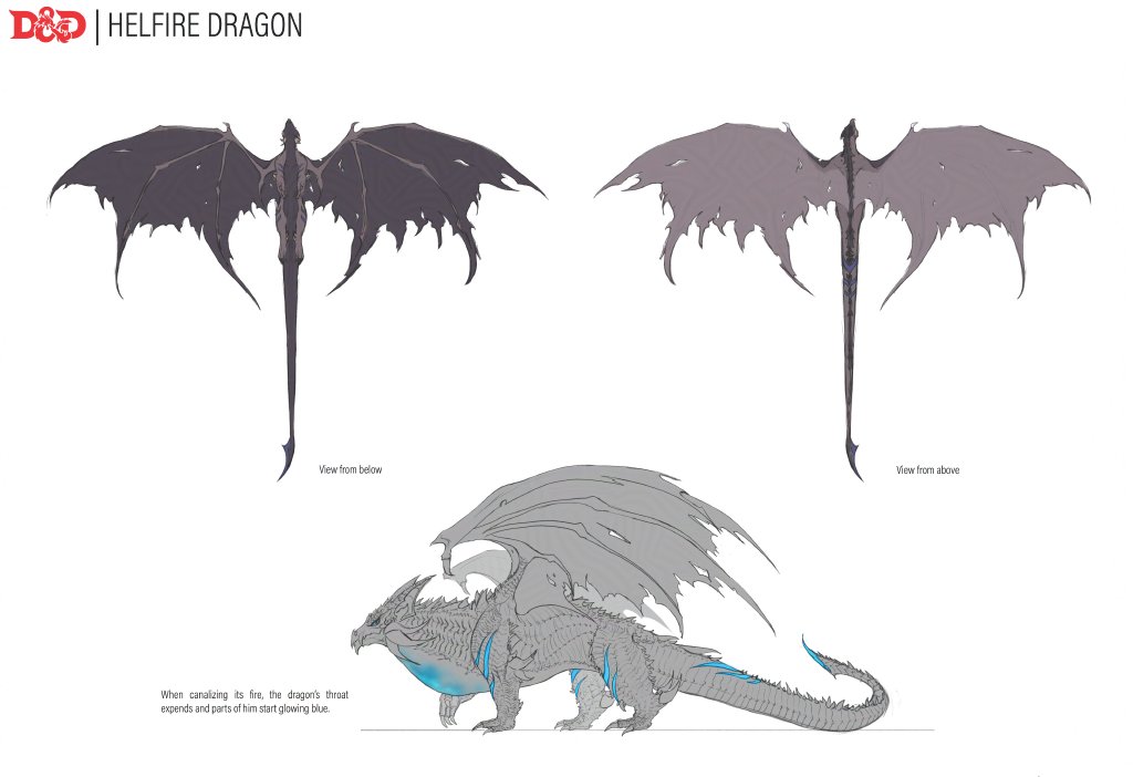 artofvenari's tweet photo. Dragon concept imagined in the universe of @Wizards_DnD 🐲 Exercise done for @ecoledeconde https://t.co/u7V1mRTjtG