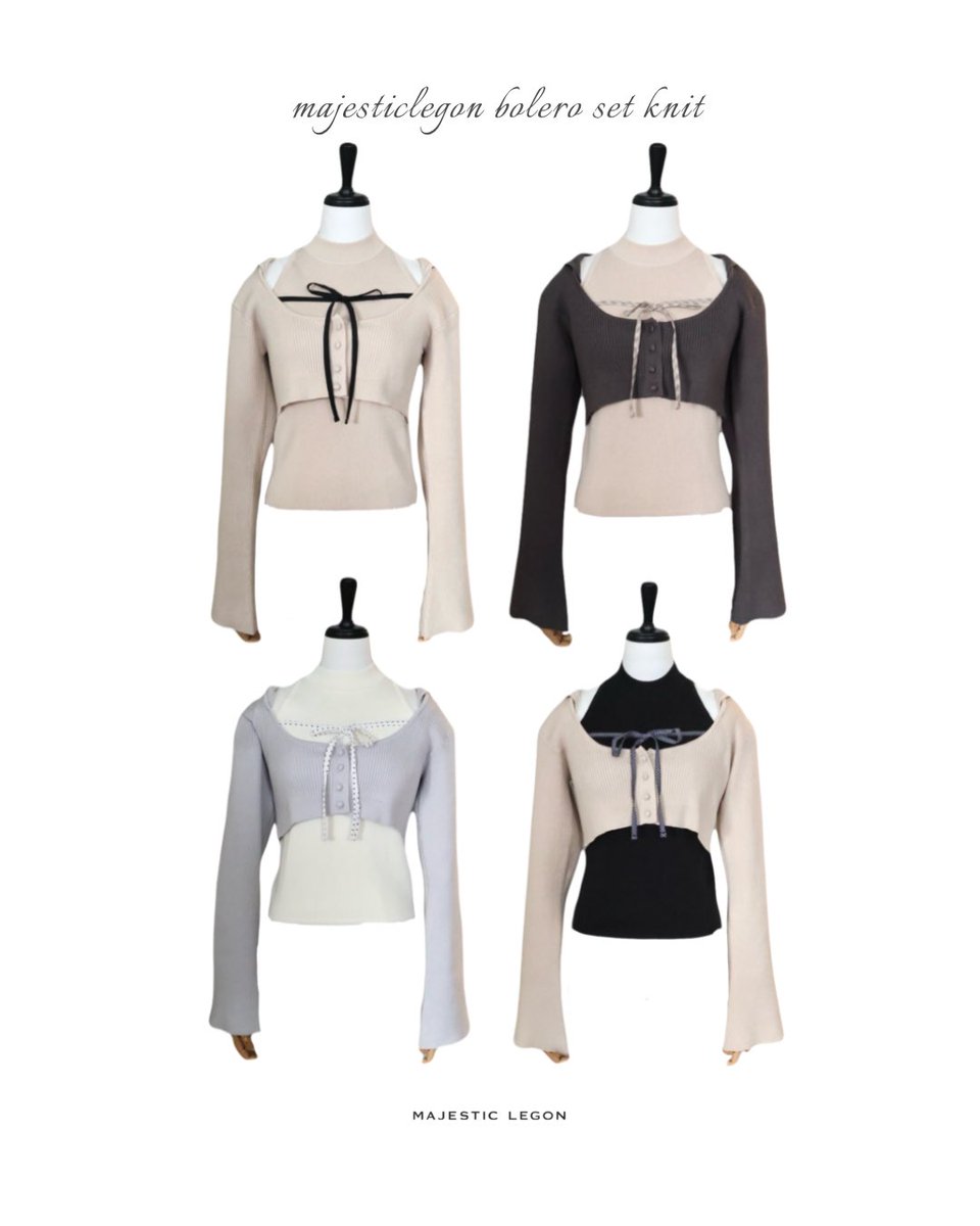 ₊‧꒰ა 𝑡𝑟𝑒𝑛𝑑 𝑘𝑛𝑖𝑡 𝑡𝑜𝑝𝑠 ໒꒱ ‧₊˚ デコルテリボンが最強