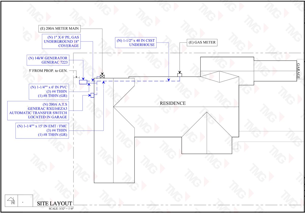 Generator Installation Drawings

Standby NG Generator site layout drawing

#generatorInstallation #homegenerators #generators #generatorsetup #powerbackup #electricaldrawings #gasolinegenerator #portablegenerator #genset