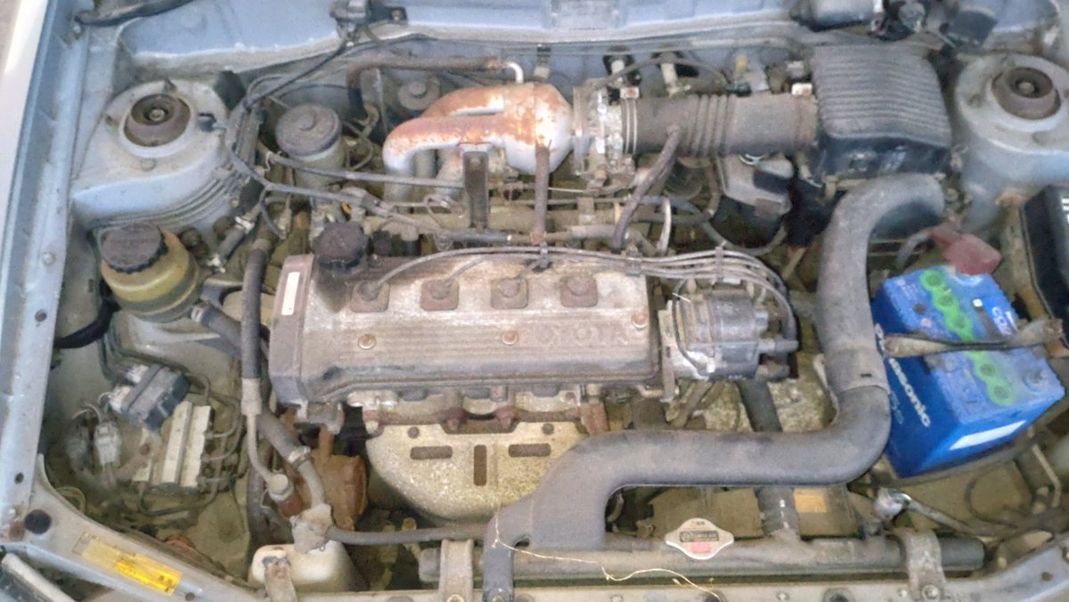 [拡散希望] スターレット乗りの方向け
EP91スターレット グランツァS 5速MT
部品取り車10万円で売ります
クラッチシリンダ抜けあり、タイヤ転がるので積載車で取りに来てください
状態.詳細はDMにて
今週問い合わせなければ解体業者さん行きです