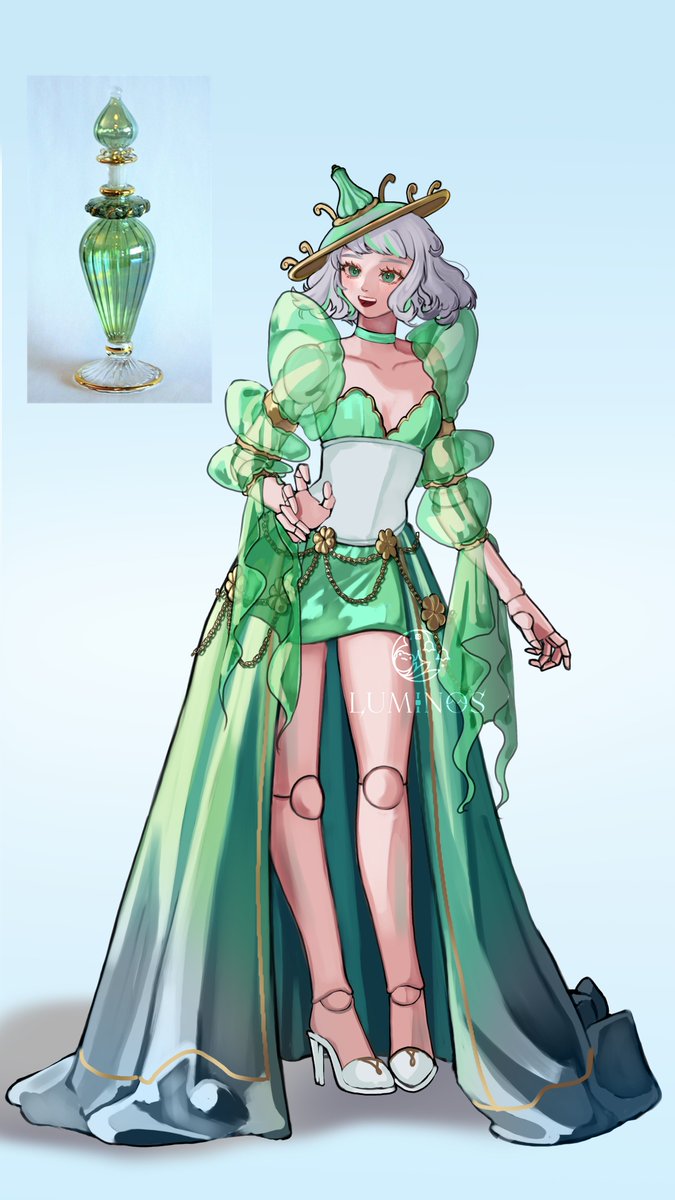 Perfume Bottle Series: Cecilia Immergreen

#Immergination