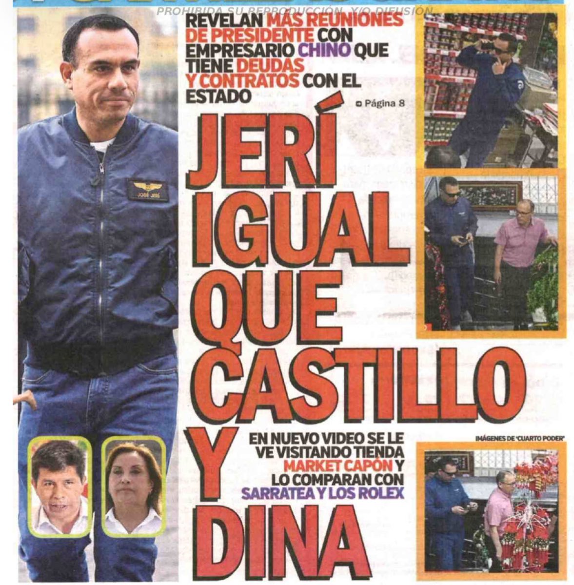 Portada de Trome.