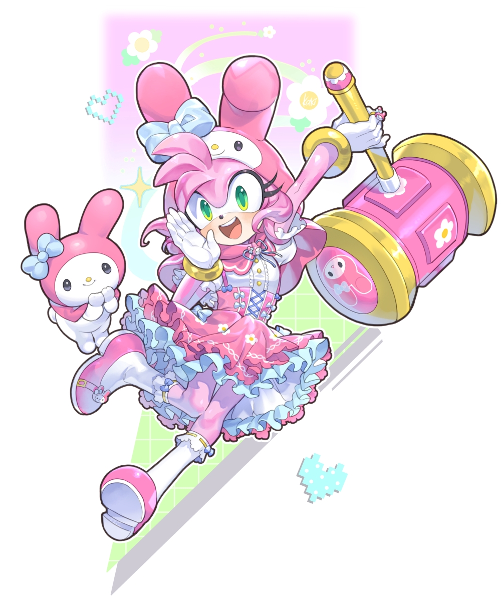 サンリオコラボ❤️💛🩷
#SonicTheHedgehog #ソニック