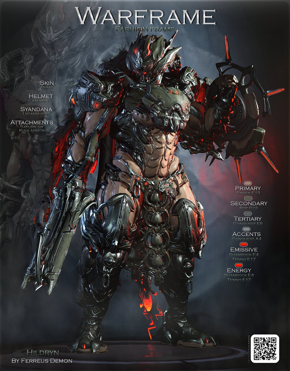 Hildryn
(Doom The dark ages style)

Fashion frame series

#warframe #warframecaptura #digitalphotography #photoshop #warframeart #warframefanart
<a href="/PlayWarframe/">WARFRAME</a>