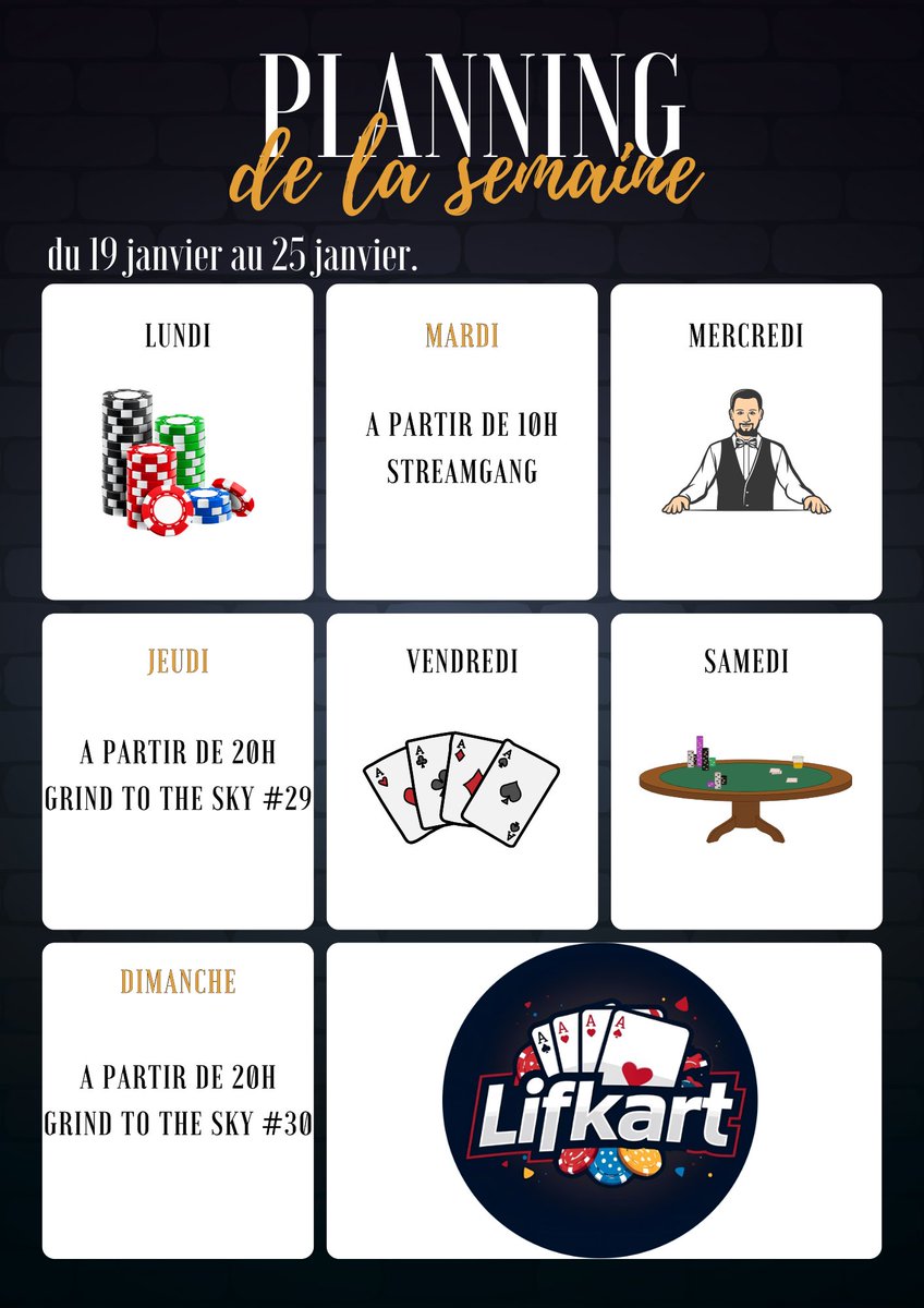 Après un magnifique week end au WIPT Saint Malo, retour en stream avec 3 sessions au programme : une sur la chaine de Wina et 2 sur ma chaine perso !