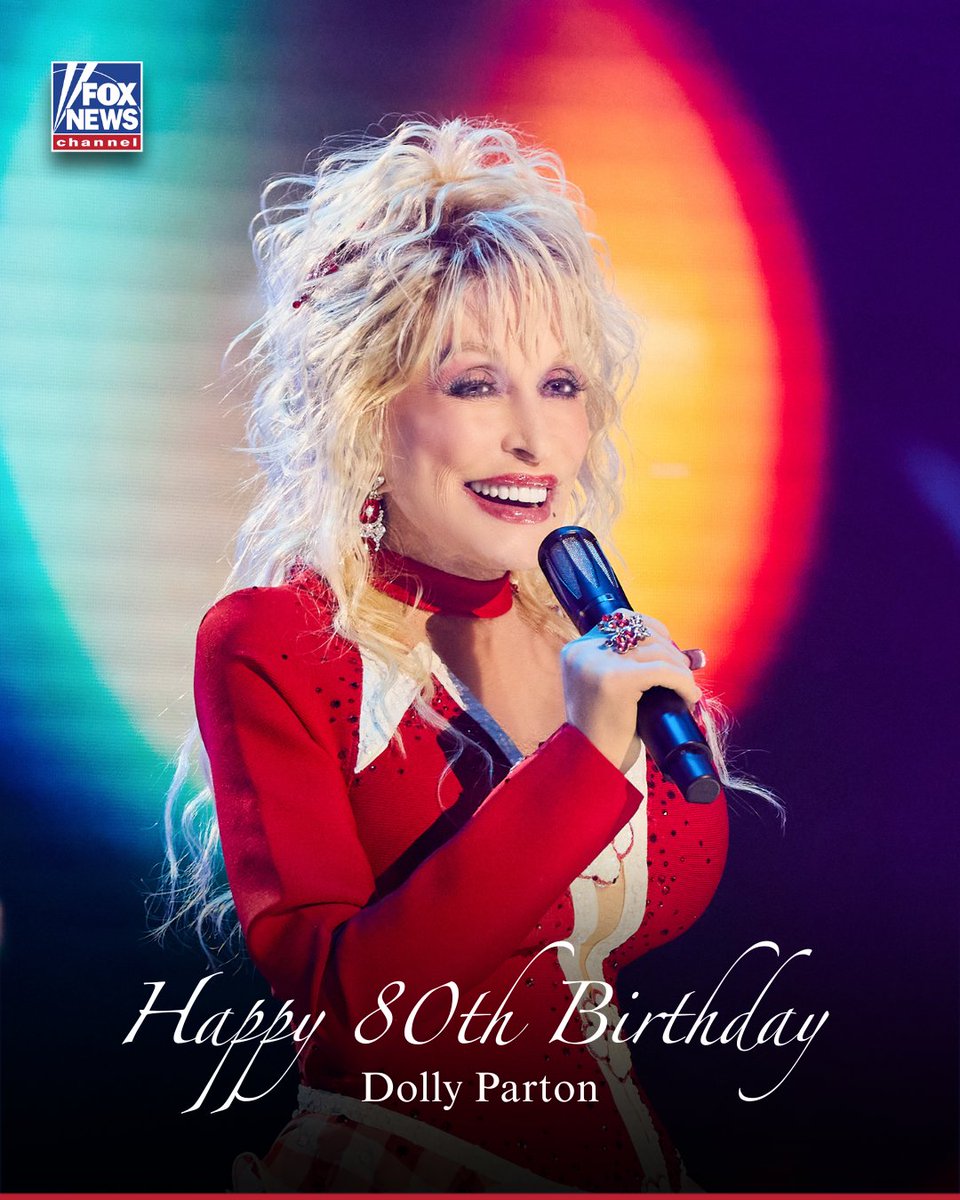 FoxNews's tweet image. HAPPY BIRTHDAY! The "Queen of Country" Dolly Parton turns 80 today.