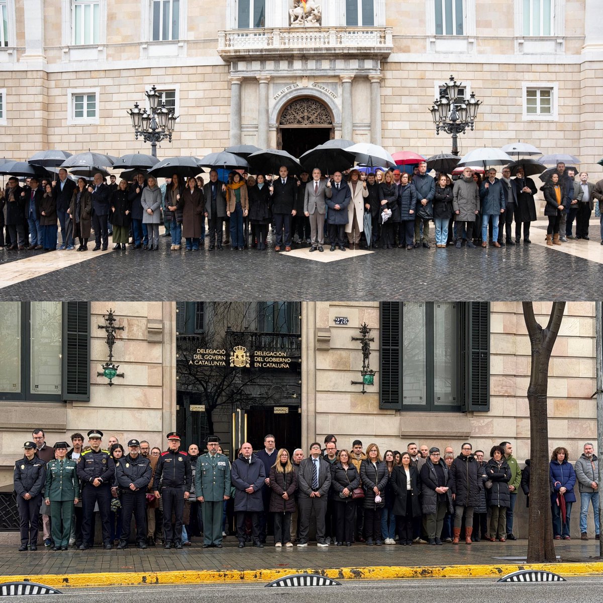 Consternats pel tràgic accident ferroviari a Adamuz. Enviem les nostres condolences als i les familiars i amistats de les víctimes mortals i desitgem la recuperació de les persones hospitalitzades.

Minut de silenci convocat pel <a href="/govern/">Govern de Catalunya</a> i <a href="/bcn_ajuntament/">Ajuntament de Barcelona</a>, en què hem participat
