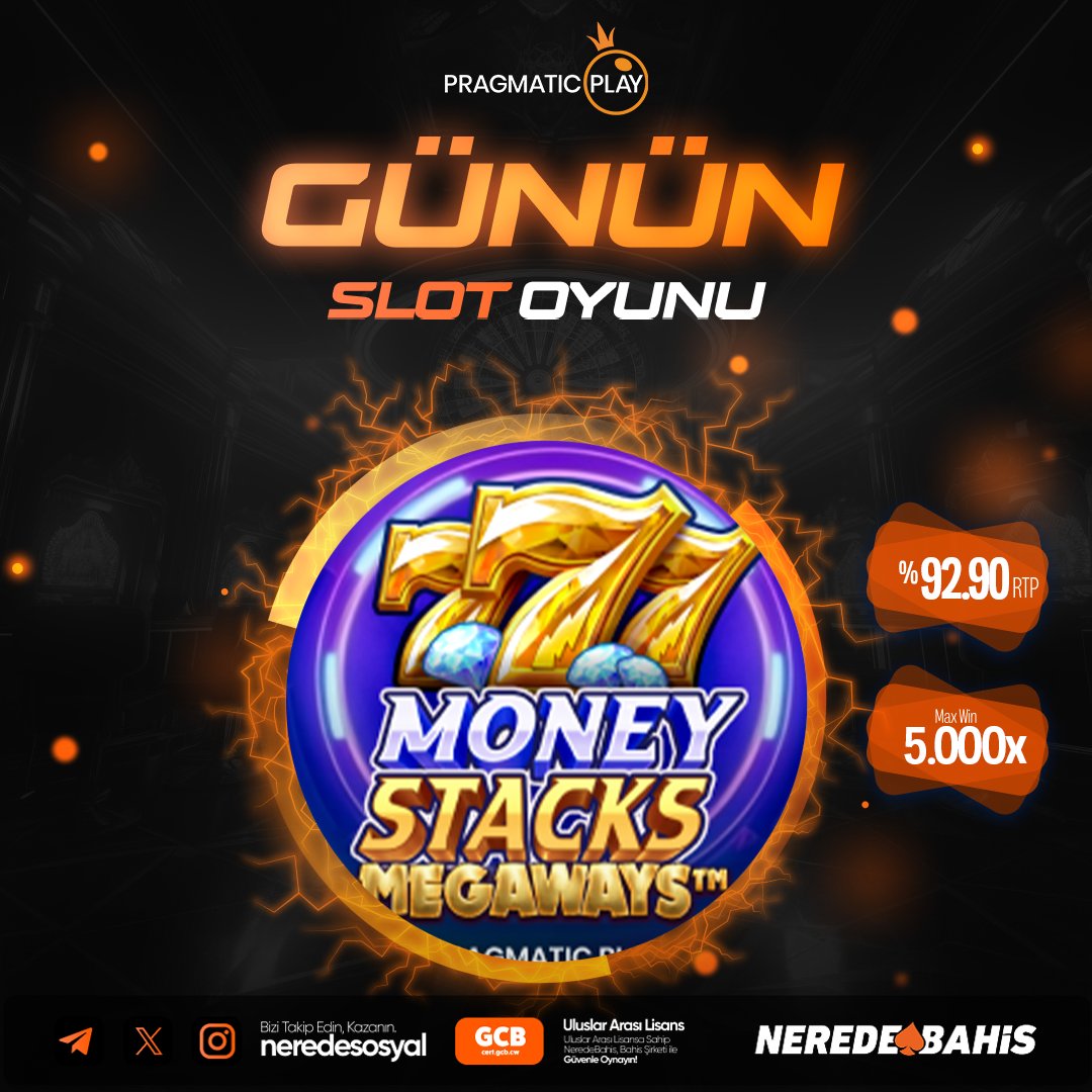 🎰⚡ GÜNÜN SLOT OYUNU ⚡🎰

🔥 Pragmatic Play farkıyla karşınızda!
💎777 MONEY STACKS MEGAWAYS💎

🎯 %92.90 RTP
🚀 5.000x MAX WIN!

⚡ Çarpanlar yükseliyor!
💥 MegaWays heyecanı zirve yapıyor
🍀 Büyük kazançlar seni bekliyor!

👉 Bugünün şanslısı sen ol! 😍🎉
🔥🎰 Hemen oyna,