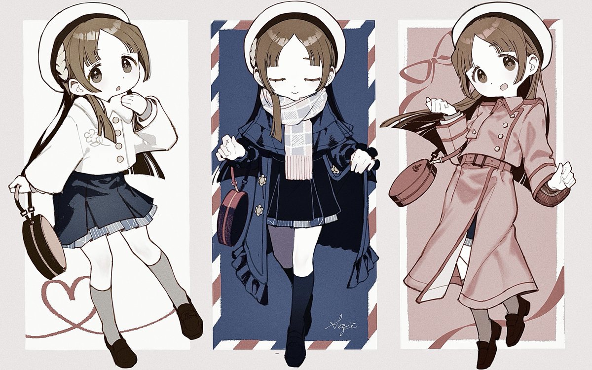 SpoonP_'s tweet image. 冬の倉本千奈3種セット