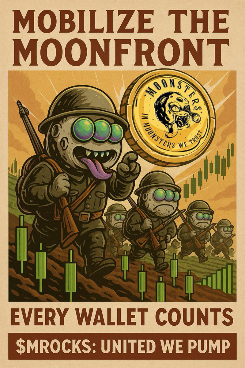 sapdools's tweet photo. $MROCKS is quiet alpha.โจBuilt with patience, backed by a strong, active community.
Most people fade early signals.โจDonโt fade this great alpha.
CA: moon3CP11XLvrAxUPBnPtueDEJvmjqAyZwPuq7wBC1y
#MROCKS #StayMooned https://t.co/phrly7ANZN
