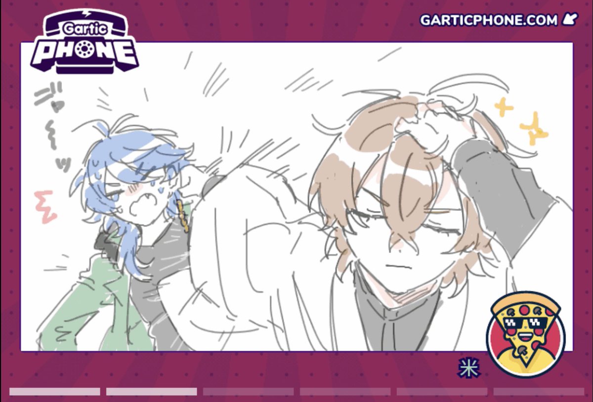 kome_hip's tweet photo. ガテフォで描いたお気に入り幻帝です💜💚 https://t.co/YwWqhvgqsr