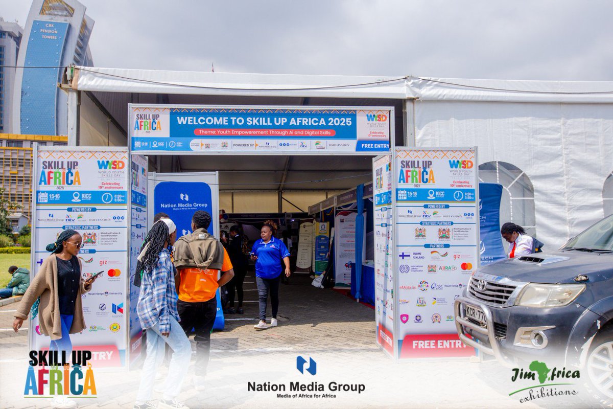 JimAfrica1's tweet photo. Skill Up africa 2025,organized by @NationMediaGrp, was a major boost to education institutions across Kenya and Africa at large.
@JimAfrica1 provided๐.
๐ง james@jimafrica.com | ๐ง adisa@jimafrica.com
๐ https://t.co/tZc9nO0n6L
๐ฐ๐ช Kenya | ๐ท๐ผ Rwanda | ๐น๐ฟ Tanzania
#EventContractor https://t.co/f0iL8sJv0S