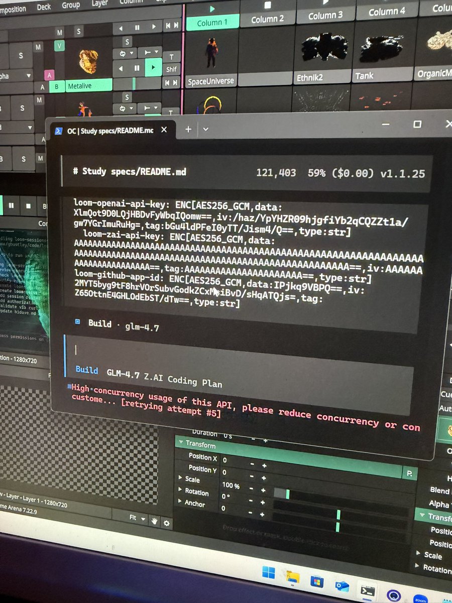 High concurrency warning