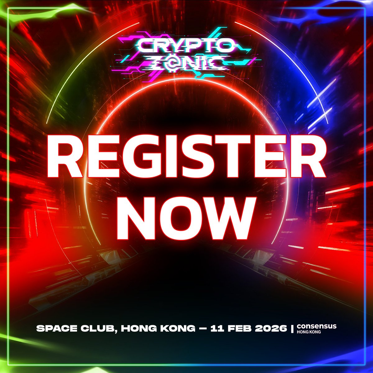 RSVP Now 🎟 GRVT @grvt_io & MEXC Ventures @MVenturesLabs @MEXCZH Present  CRYPTOZONIC – Consensus Hong Kong 2026 A night where music, culture,  builders & Web3 collide 🇭🇰✨ 🗓 Feb 11 (WED) ⏰