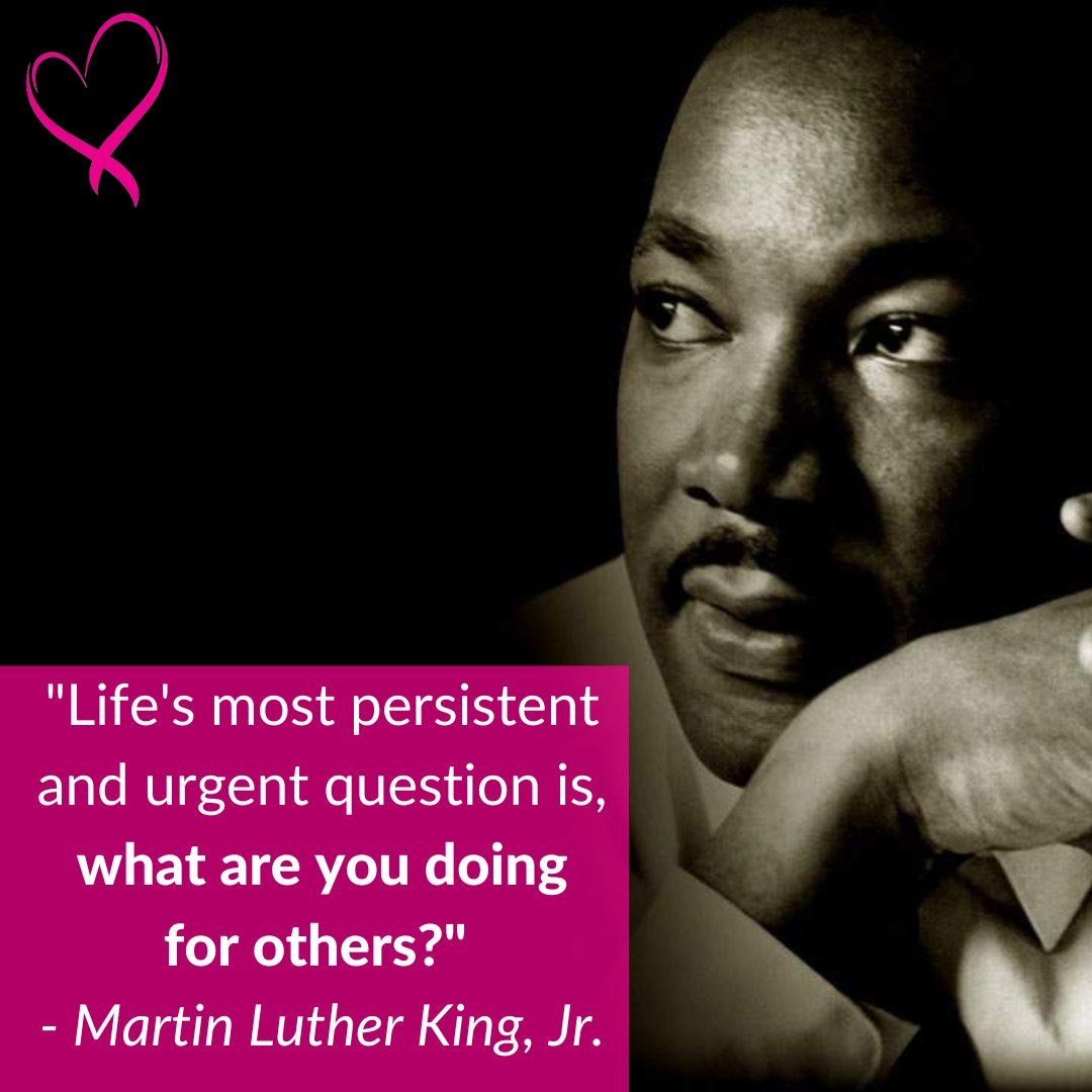 PIPFNC's tweet image. On MLK Day, we reflect on Dr. King’s legacy of service and community. Thank you to our supporters who help us continue that spirit by providing lifesaving assistance to local breast cancer patients.

#MLKDay #PrettyInPink #makeadifference