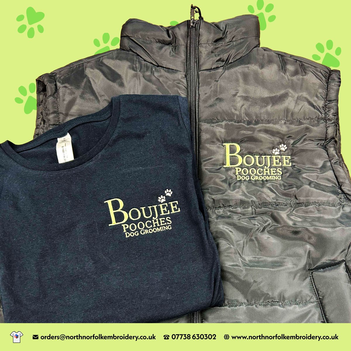norfolkembroid's tweet photo. We've completed an additional workwear order for 𝐁𝐨𝐮𝐣𝐞𝐞 𝐏𝐨𝐨𝐜𝐡𝐞𝐬! 🐾

#clothes #clothing #garment #garments #work #working #workwear #team #teams #teammates #personalise #personalised #norfolk #logo #logos #logodesign https://t.co/cbOHajX1gG