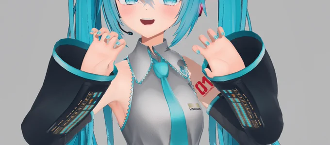 タップしてミクちゃん
