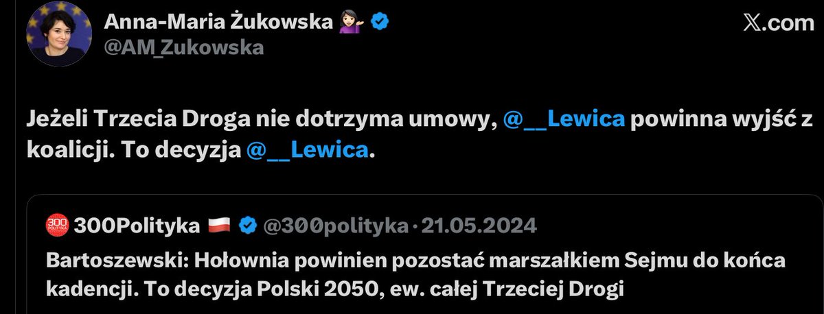 <a href="/AM_Zukowska/">Anna-Maria Żukowska 💁🏻‍♀️</a> <a href="/partiarazem/">Razem</a> <a href="/JPrzystajko/">Jerzy Przystajko</a> <a href="/ZandbergRAZEM/">Adrian Zandberg</a> <a href="/marcinfijolek/">Marcin Fijołek</a> <a href="/PolsatNewsPL/">PolsatNews.pl</a> <a href="/Graffiti_PN/">Graffiti_PN</a> No nie wiem…