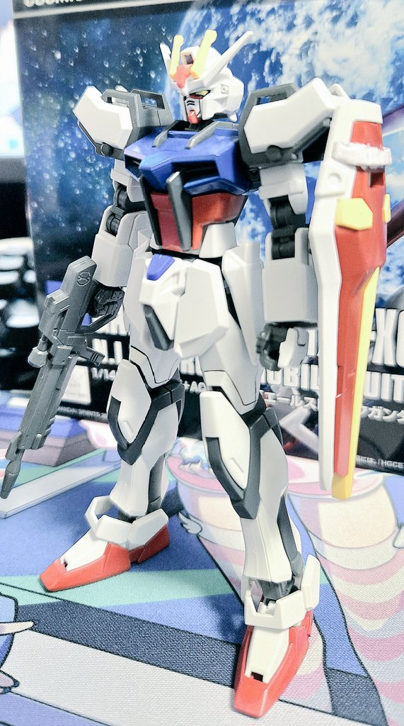 まだSEED1話しか見てないけどストライクガンダムが1番好き #ガンプラ