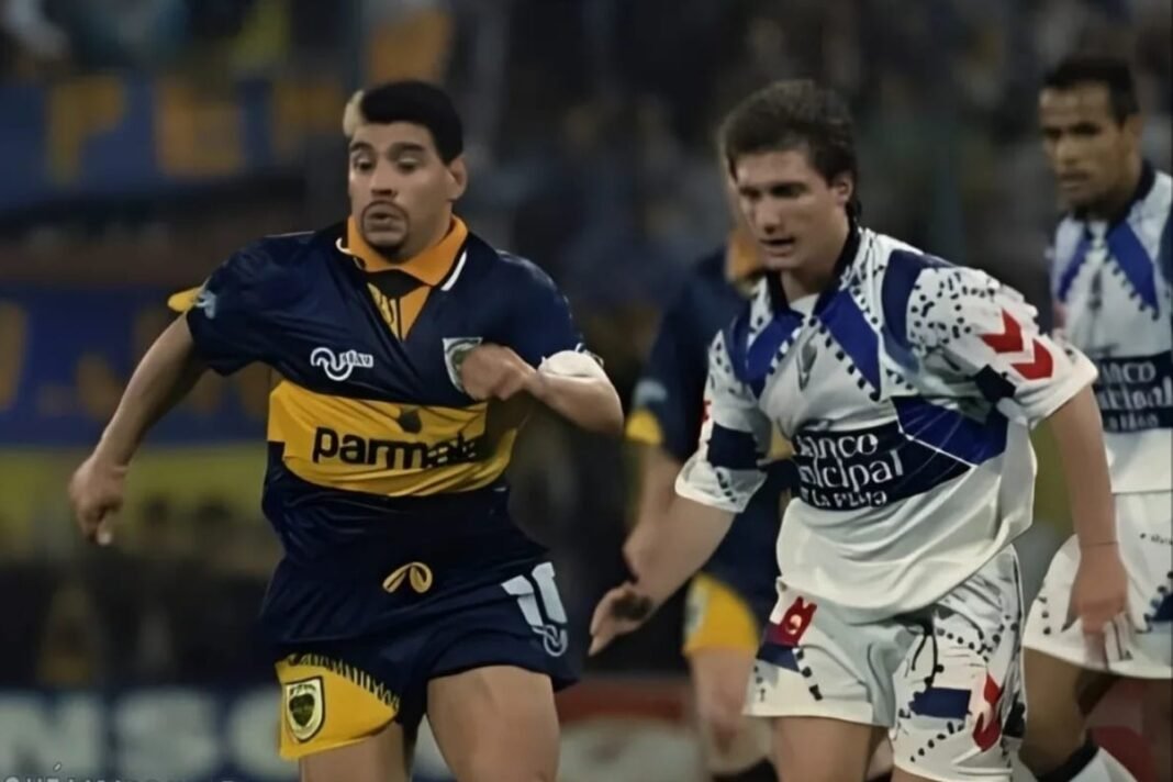 #GELP #CGE El día que Maradona enfrentó a Gimnasia: aquel 1-0 en Vélez tras su regreso al fútbol argentino. Hace poco más de 30 años, el Lobo se medía con Boca por el Torneo Apertura en cancha del Fortín.

infocielo.com/deportes/el-di…