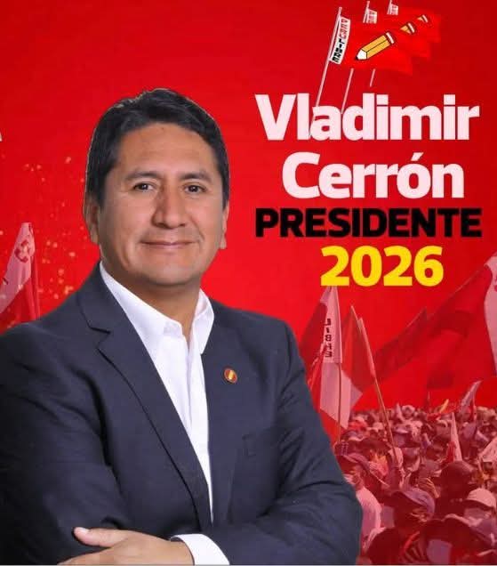 vladimir_cerron's tweet photo. Este fin de semana la TV derechista y caviar han atacado vilmente a Perú Libre, lo que quiere decir que vamos avanzando y por buen camino Sancho. https://t.co/vT4A7woU83