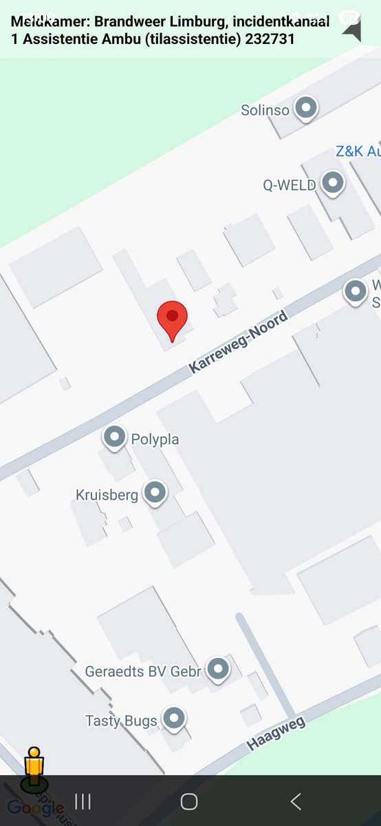 Assistentie Ambulance bij Karreweg Noord, Kessel