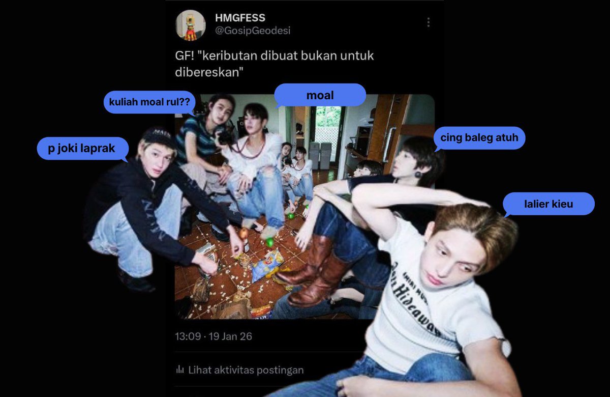 urhopend's tweet image. Panglima Geodesi 

cortis as mahasiswa geodesi 
©urhopend