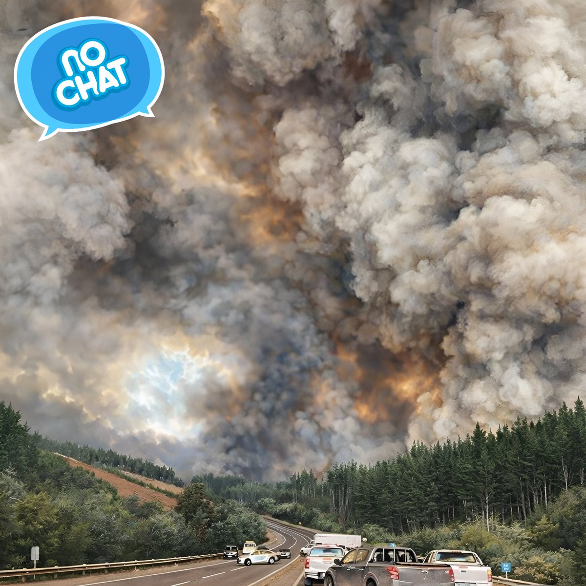 ONGnochat's tweet image. EN MEDIO de la emergencia por #IncendiosForestales, no grabes ni saques fotos, a pie o desde un vehículo. La zona ya es peligrosa. Exponerte distrae, pone vidas en riesgo y dificulta el trabajo de equipos de emergencia. La responsabilidad es cuidar aotros y no sumar problemas📵🔥