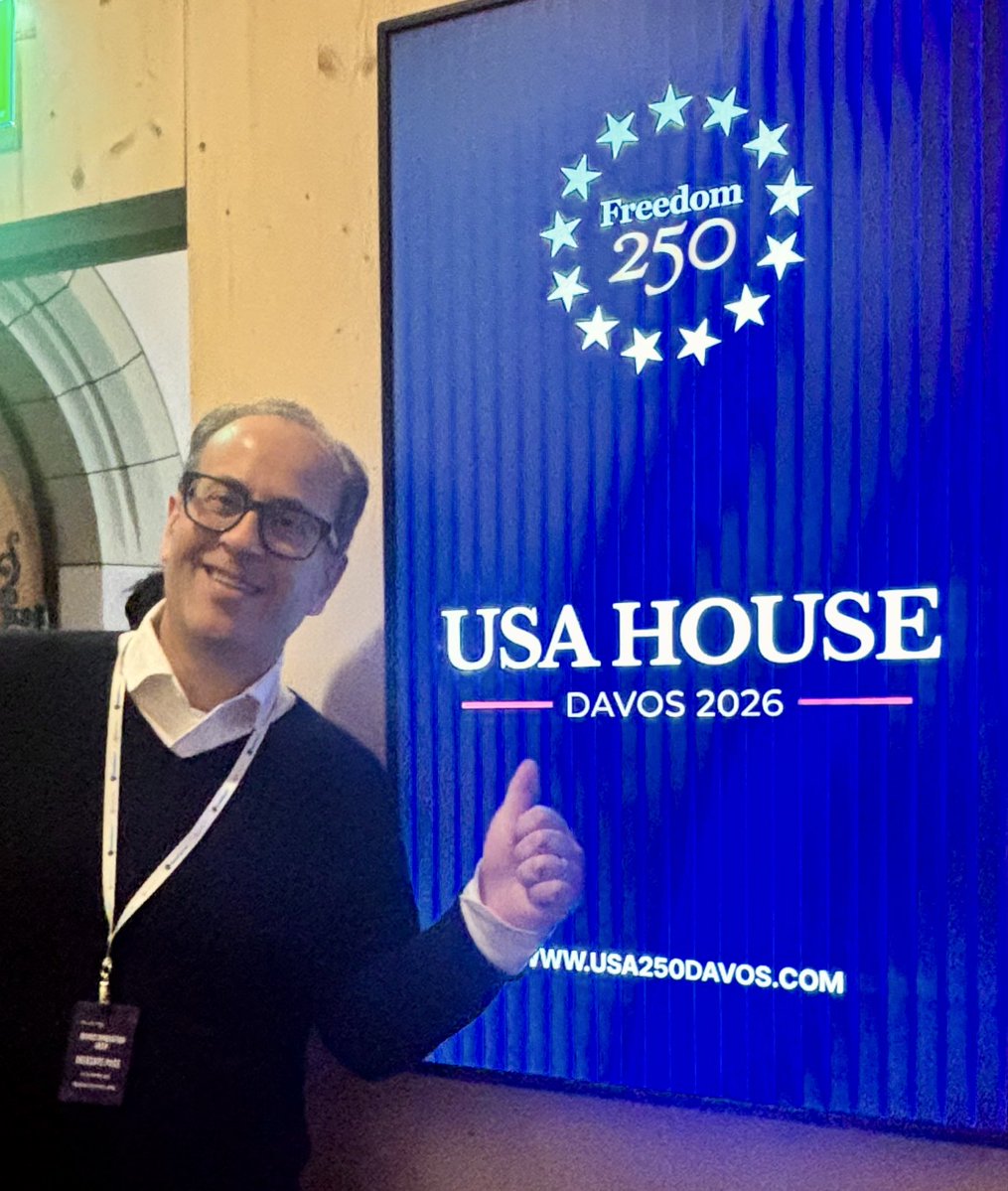 Feeling the Freedom baby! <a href="/wef/">World Economic Forum</a> #welcome2026