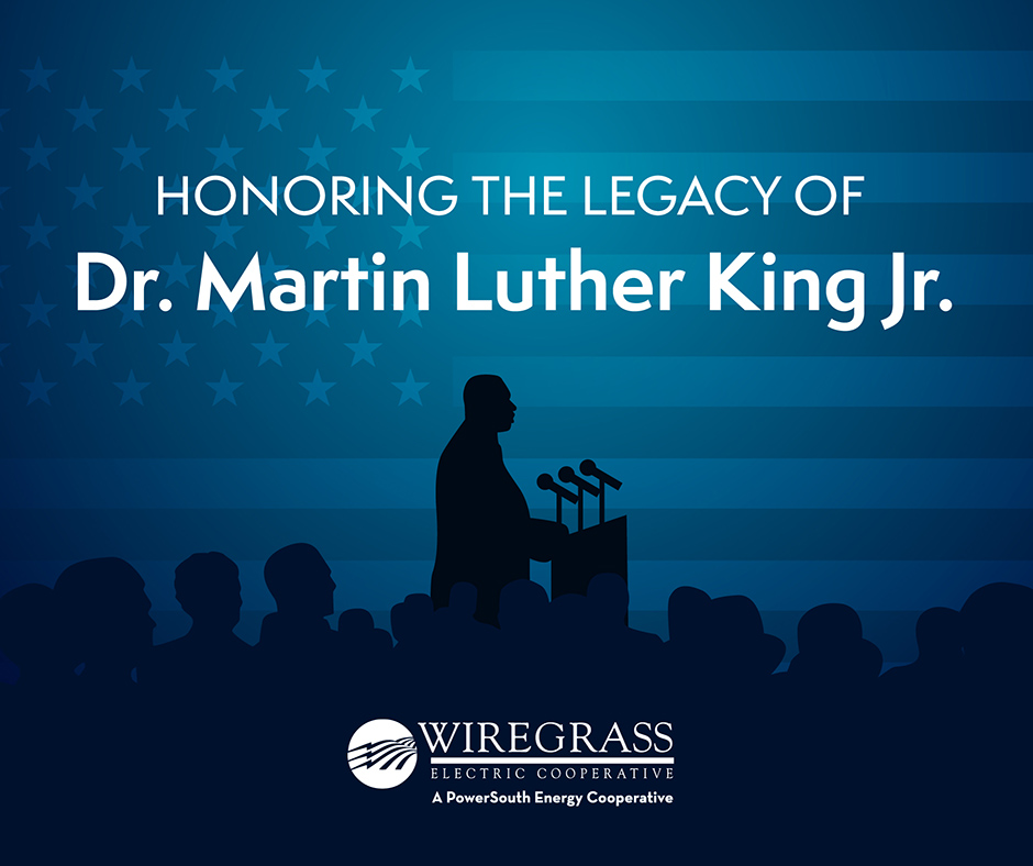 WEC2's tweet photo. Today, we honor Dr. King’s message of unity and equality. Our Hartford and Ashford offices will be open, but our  Dothan and Samson offices are closed.

Reminder, you can always access your account 24/7 at https://t.co/8jYKacbiz9. https://t.co/tmZJQyNF3d