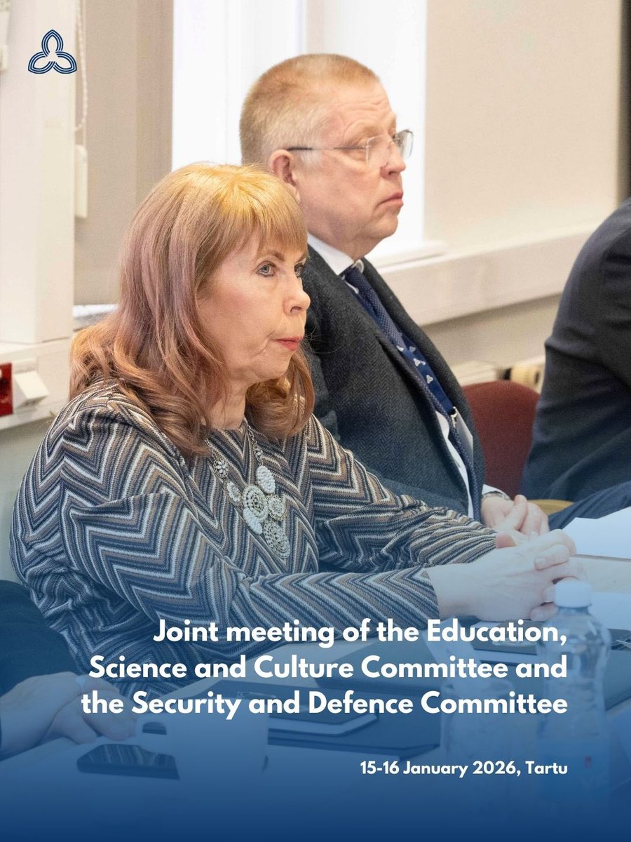 AssemblyBaltic's tweet image. 🇪🇪On 15-16 January 2026, the joint meeting of the Education, Science and Culture Committee and the Security and Defence Committee was held in Tartu, Estonia.

Read more here: baltasam.org/BA_Education_S… 

Photos: Eerik Peinar, Riigikogu