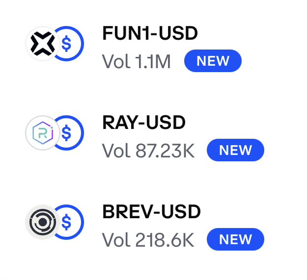 CryptoHotep's tweet image. 🚨 Coinbase New Coin Alert 🚨 

#FUN1 $RAY $BREV